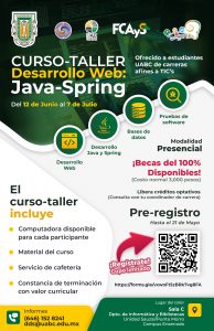 Curso Taller: Desarrollo Web – Java-Spring