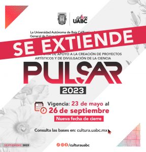 ¡Atención Cimarrón!  Te informamos que el plazo para participar en la Convocatoria PULSAR 2023 se extiende hasta el 26 de septiembre