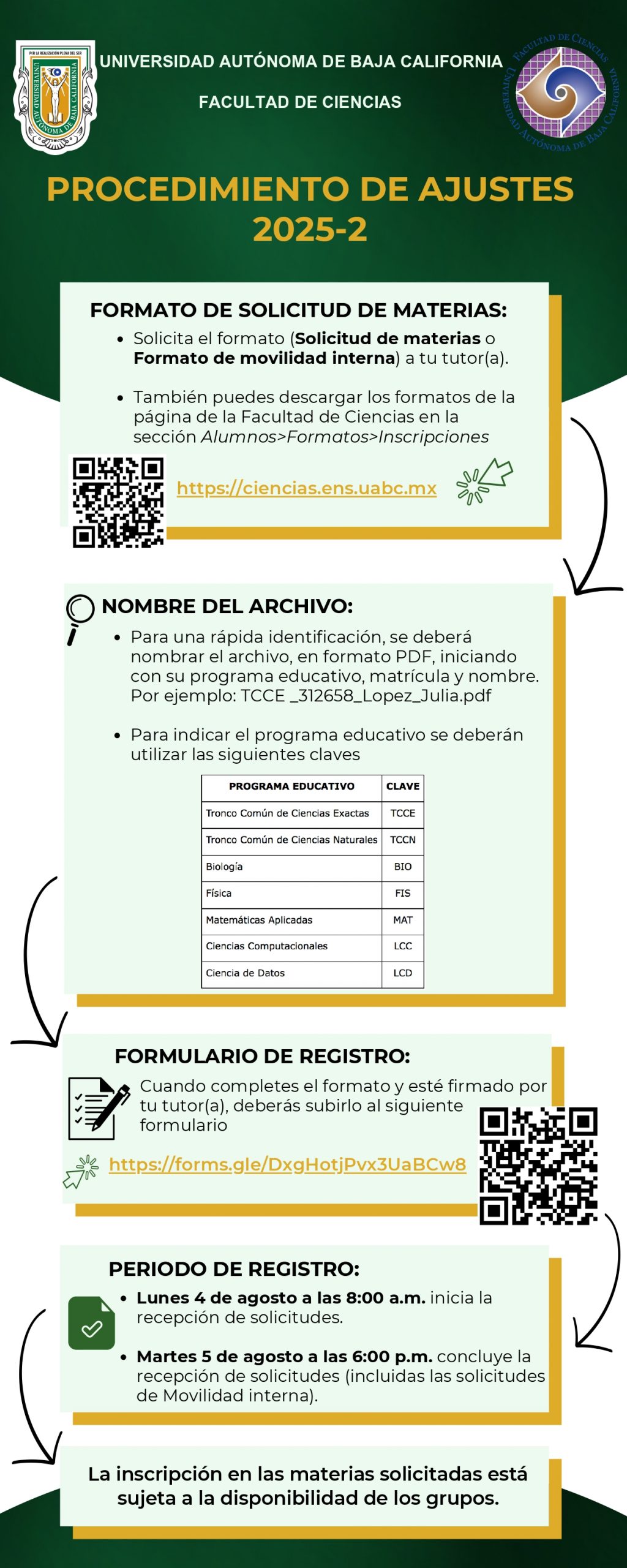 Procedimiento para el periodo de Ajustes 2025-2
